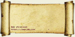 Jovana Vidić vizit kartica